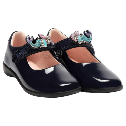Lelli Kelly LK8111 (DE01) Maribella 2 Blue Patent School Shoes F Fitting