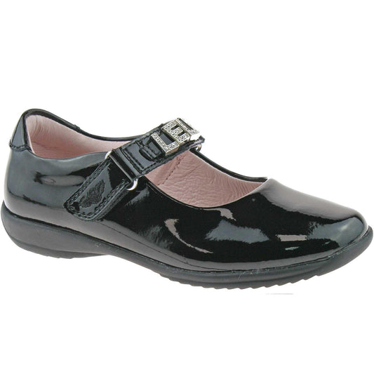 Lelli Kelly LK8200 (DB01) Black Patent Nicole LK School Shoes F Width