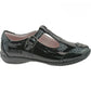 Lelli Kelly LK8216 (DB01) Jennette Black Patent T-Bar School Shoes F Width