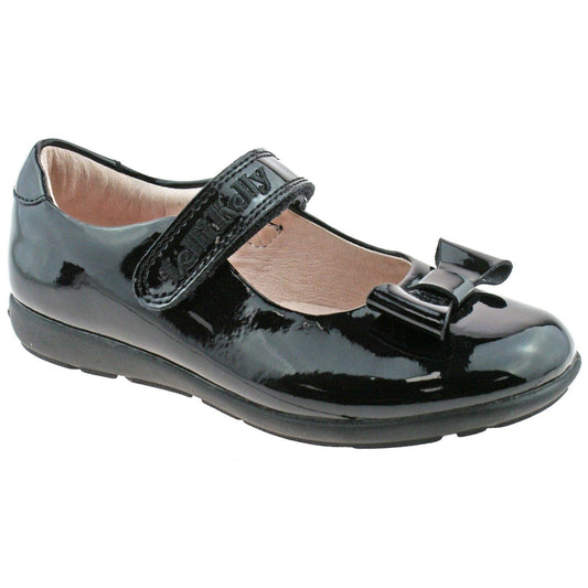 Lelli Kelly LK8246 (DB01) Perrie Black Patent School Shoes G Fitting