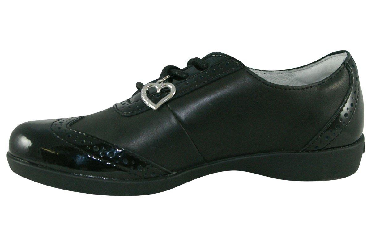 Lelli Kelly LK8281 (DB01) Kimberly Black Patent Brogue School Shoes F Width