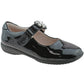 Lelli Kelly LK8310 (DB01) Buttercup Black Patent Interchangeable School Shoes