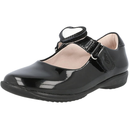 Lelli Kelly LK8400 (DB01) Colourissima Black Patent School Shoes F Fitting