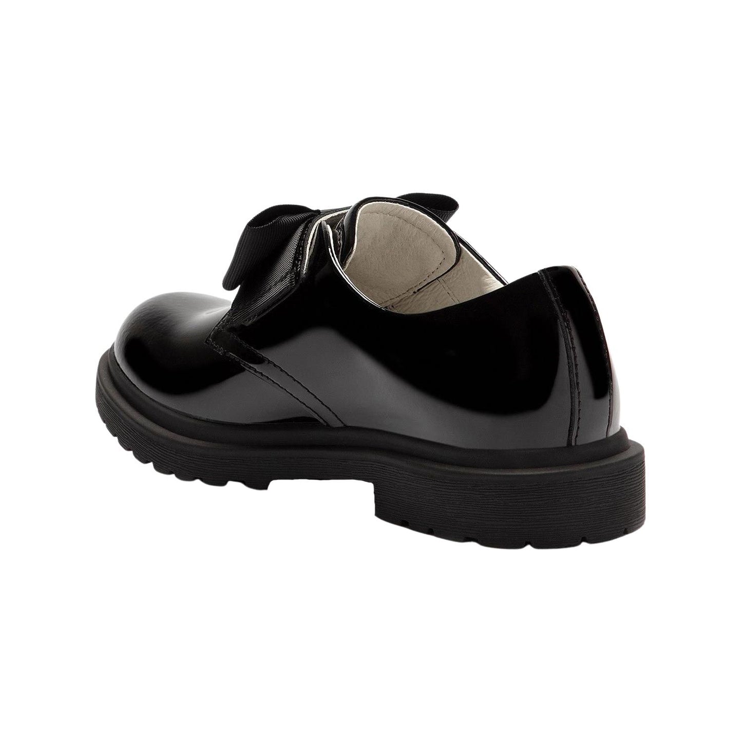 Lelli Kelly LK8658 (DB01) Faye Black Bow Patent School Shoes