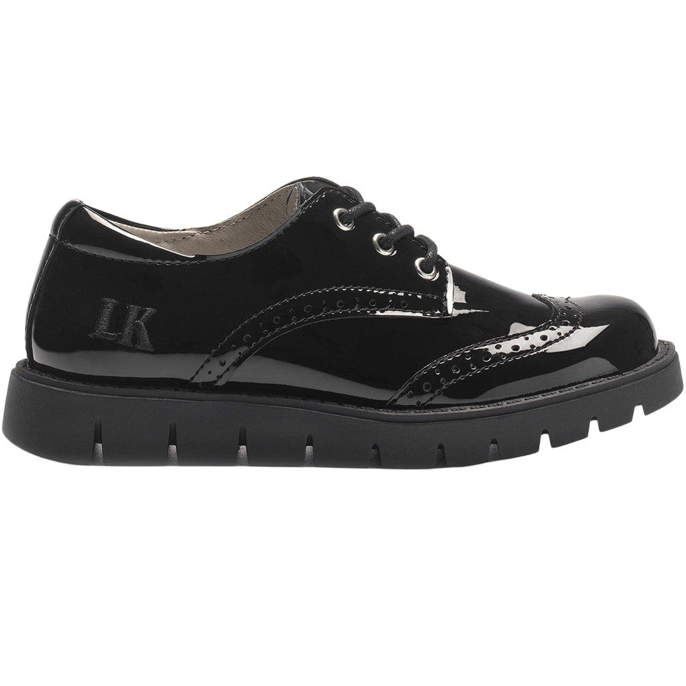Lelli Kelly LK8388 (DB01) Michelle Black Patent School Shoes