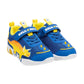 Bull Boys DNAL4510 Triceratopo Royal Blue Light Up Dinosaur Trainers