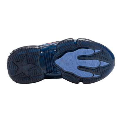 Bull Boys DNAL4506 (BL06) Pterodattilo Blue Jeans Light Up Dinaosaur Mesh Trainers