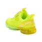 Bull Boys T-Rex Dinosaur Lime Green Light Up Flashing Trainers Shoes