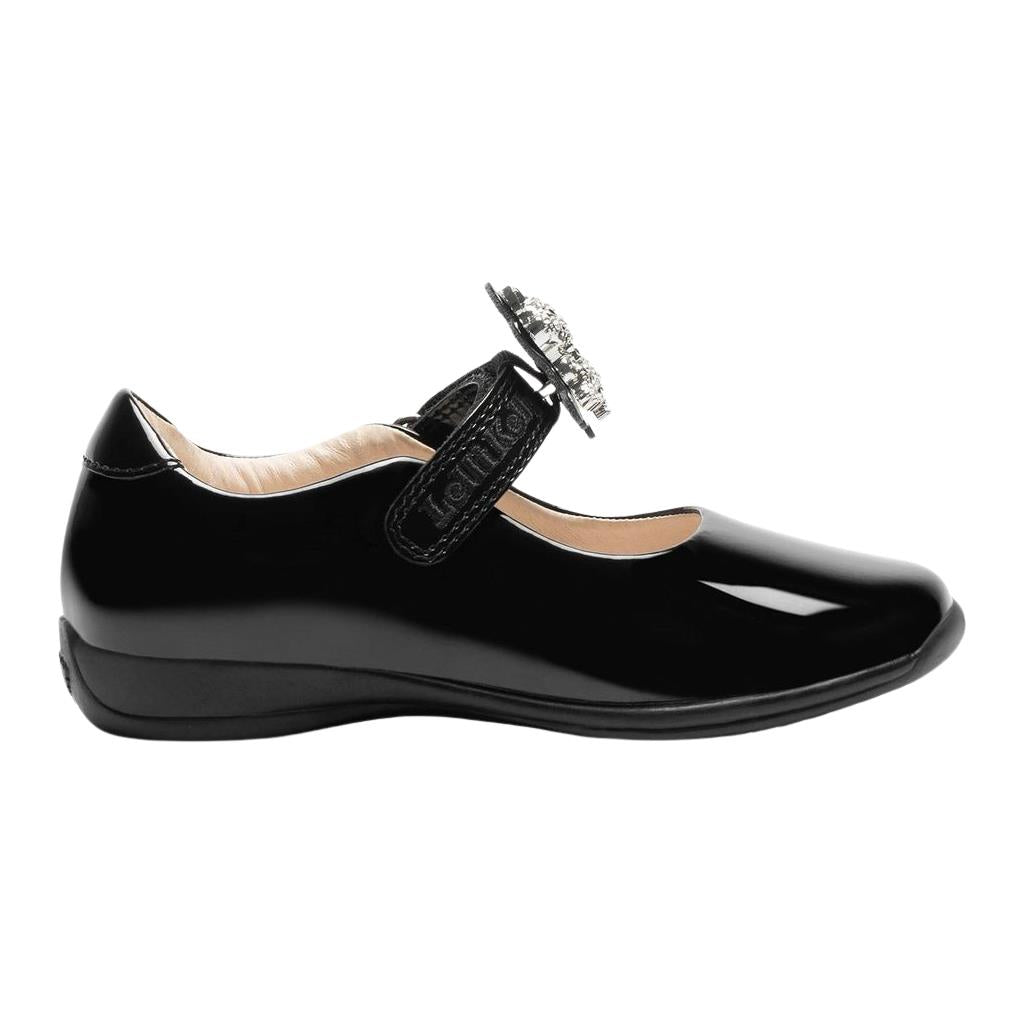 Lelli Kelly LK8610 (NE03) Sadie Cat Black Patent School Shoes