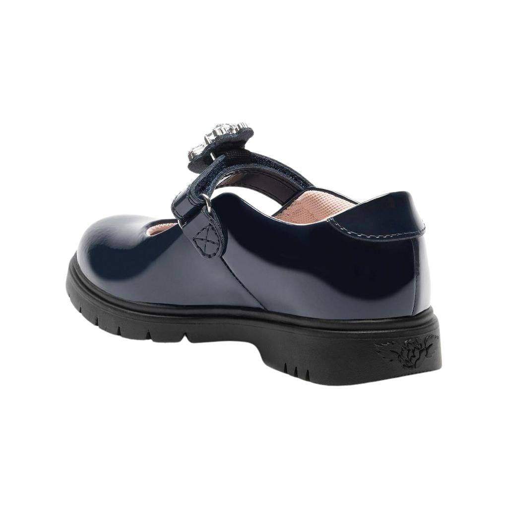 Lelli Kelly LK8916 (BL03) Bianca 3 Unicorn Navy Blue Patent School Shoes