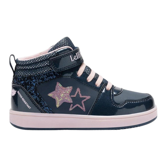 Lelli Kelly LK4440 (BL01) Grace Blue Pink Star Water Resistant Ankle Boots