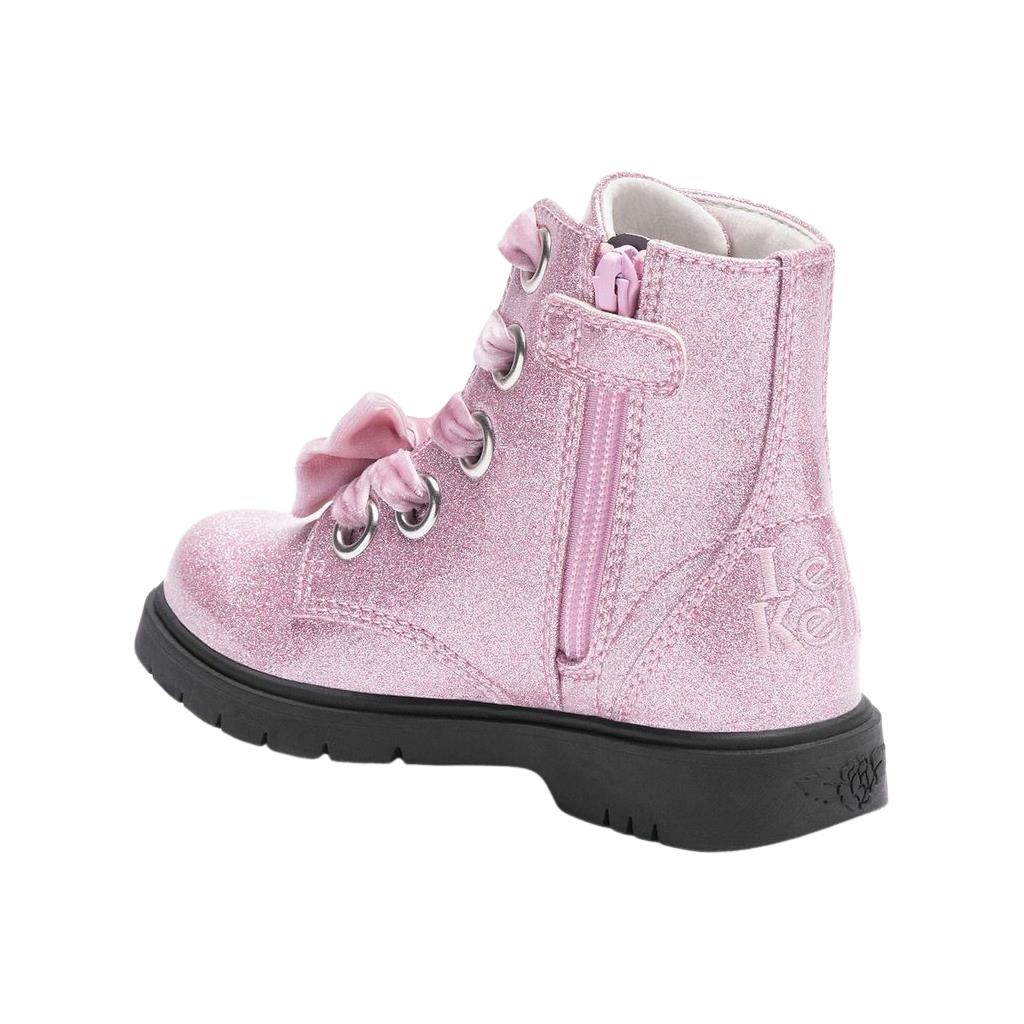 Pink glitter booties best sale