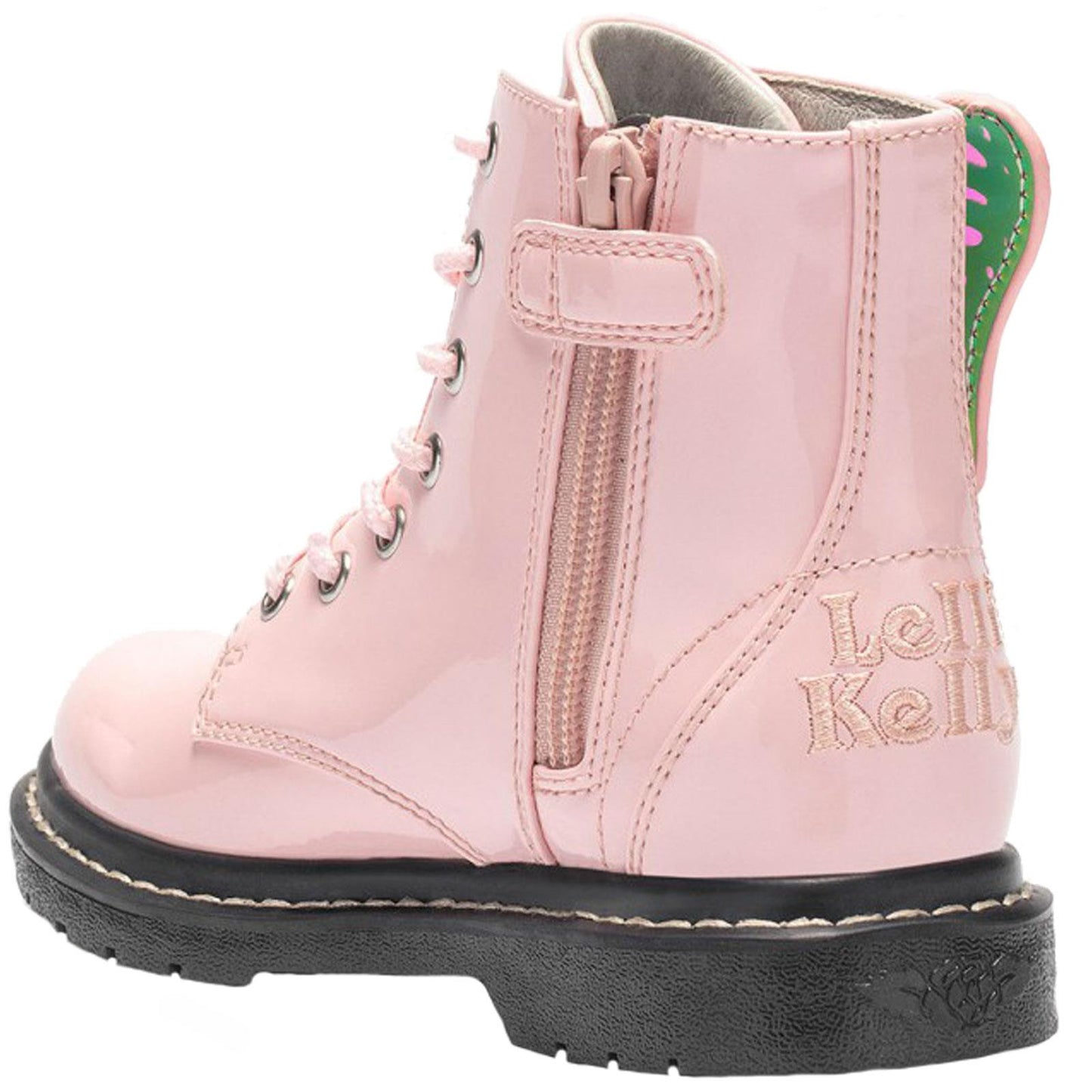 Lelli Kelly LK6540 (FC01) Ali Di FATA Vernice Rosa Wings Ankle Boots