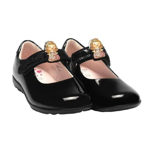 Lelli Kelly LK8245 (DB01) Prinny 2 Blk Patent School Shoes G Fit (Numeric_7) Black