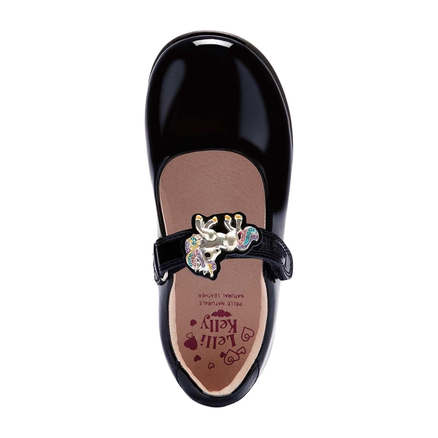 Lelli Kelly LK8153 (DE01) Bella 2 Blue Patent School Shoes G Fitting