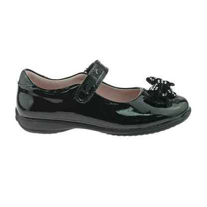 Lelli Kelly LK8224 (DB01) Adele Black Patent Interchangeable E Fit School Shoes