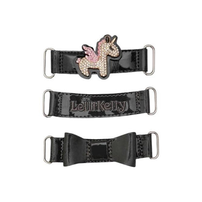 Lelli Kelly LK8100 (DR01) Bliss Unicorn Grey Patent School Shoes F Fit