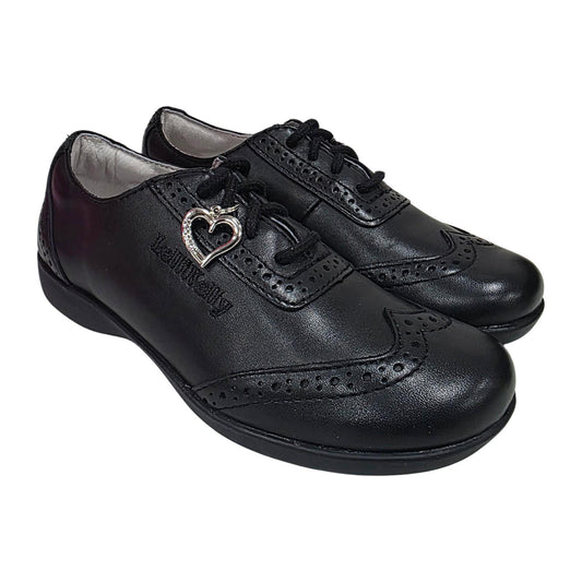 Lelli Kelly LK6260 (CB01) Kimberly Black Leather School Shoes