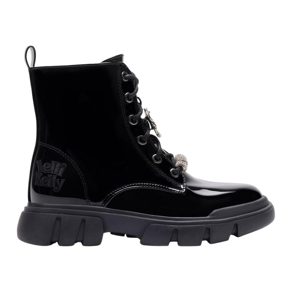 Lelli Kelly LKHH5313 Teresa Side Zip Black Patent Boots – Lelli