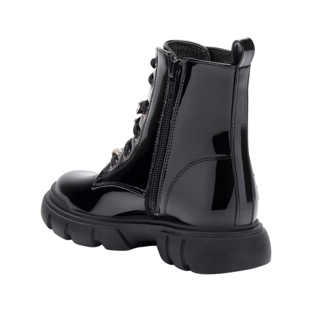 Lelli Kelly LKHH5313 Teresa Side Zip Black Patent Boots – Lelli