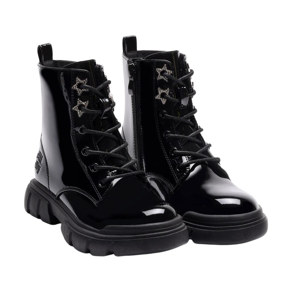 Lelli Kelly LKHH5300 Malika Side Zip Black Patent Boots