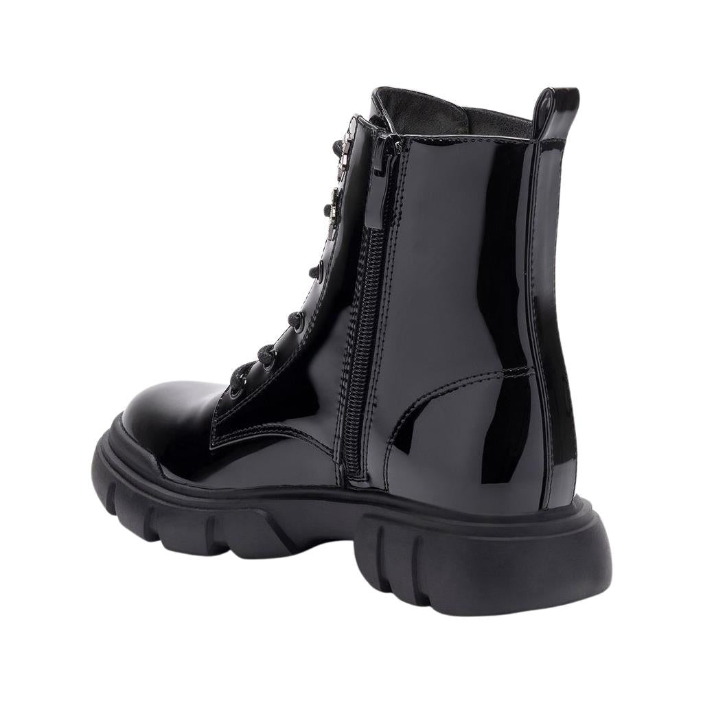 Lelli Kelly LKHH5300 Malika Side Zip Black Patent Boots