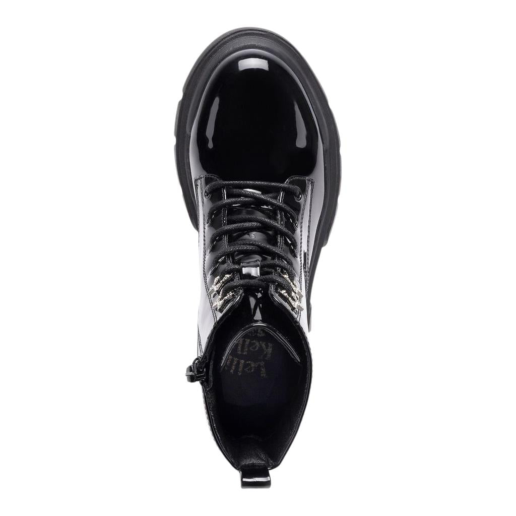 Lelli Kelly LKHH5300 Malika Side Zip Black Patent Boots