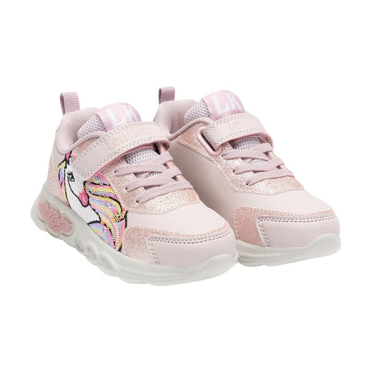 Lelli Kelly Christina Light Up Trainers Pink Glitter LKAL4452 (CI01)