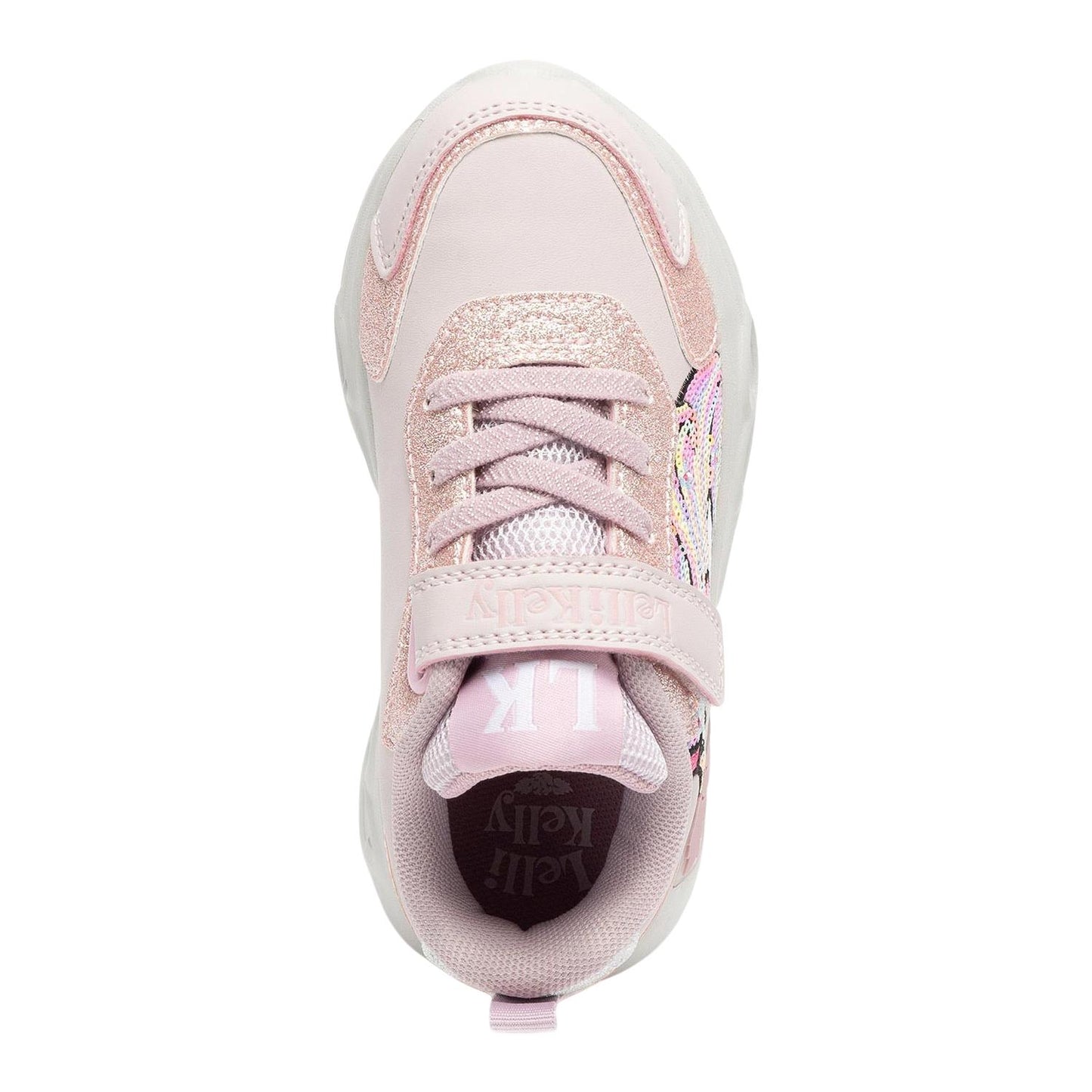 Lelli Kelly Christina Light Up Trainers Pink Glitter LKAL4452 (CI01)