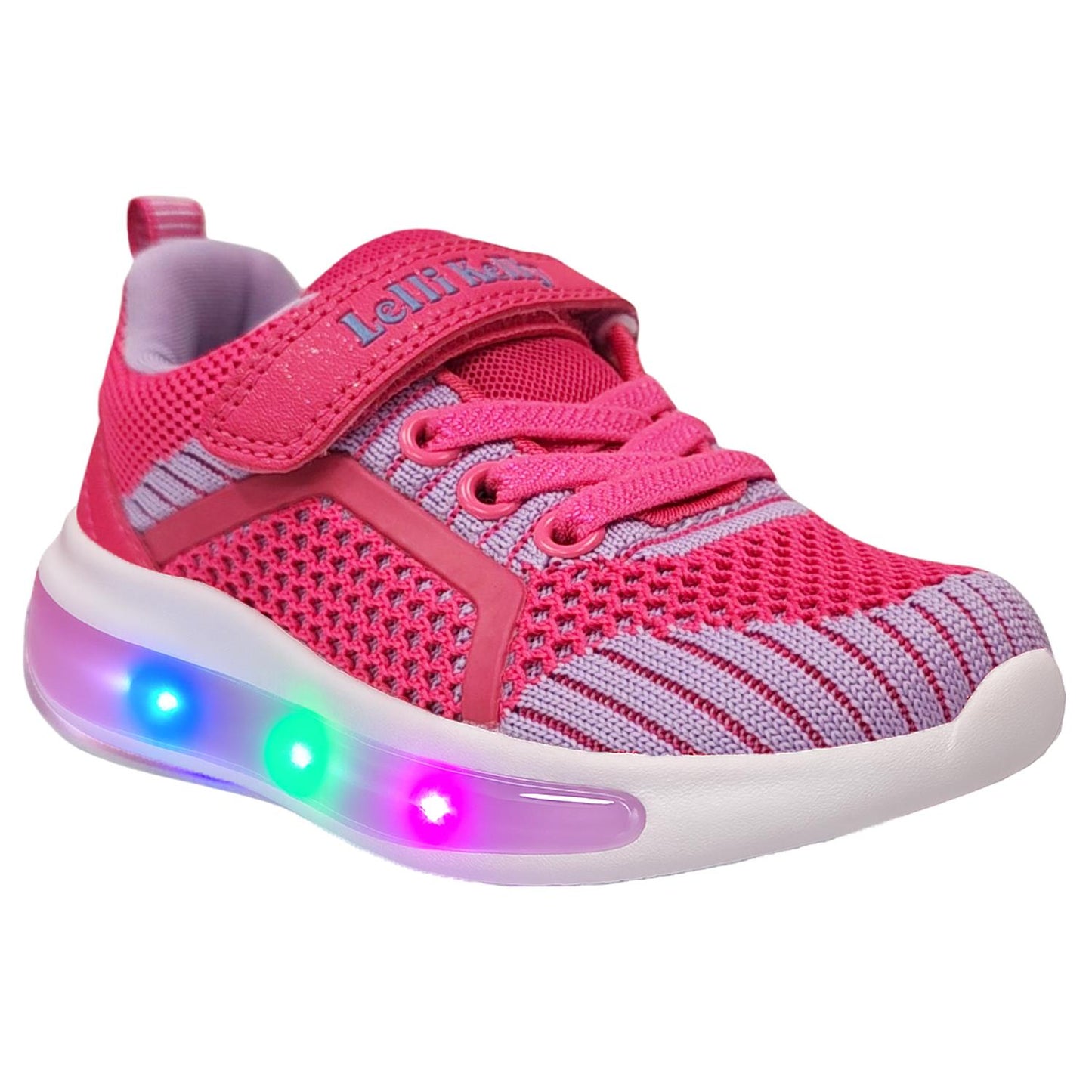 Lelli Kelly Annabel Pink Light Up Trainers LKAL2230