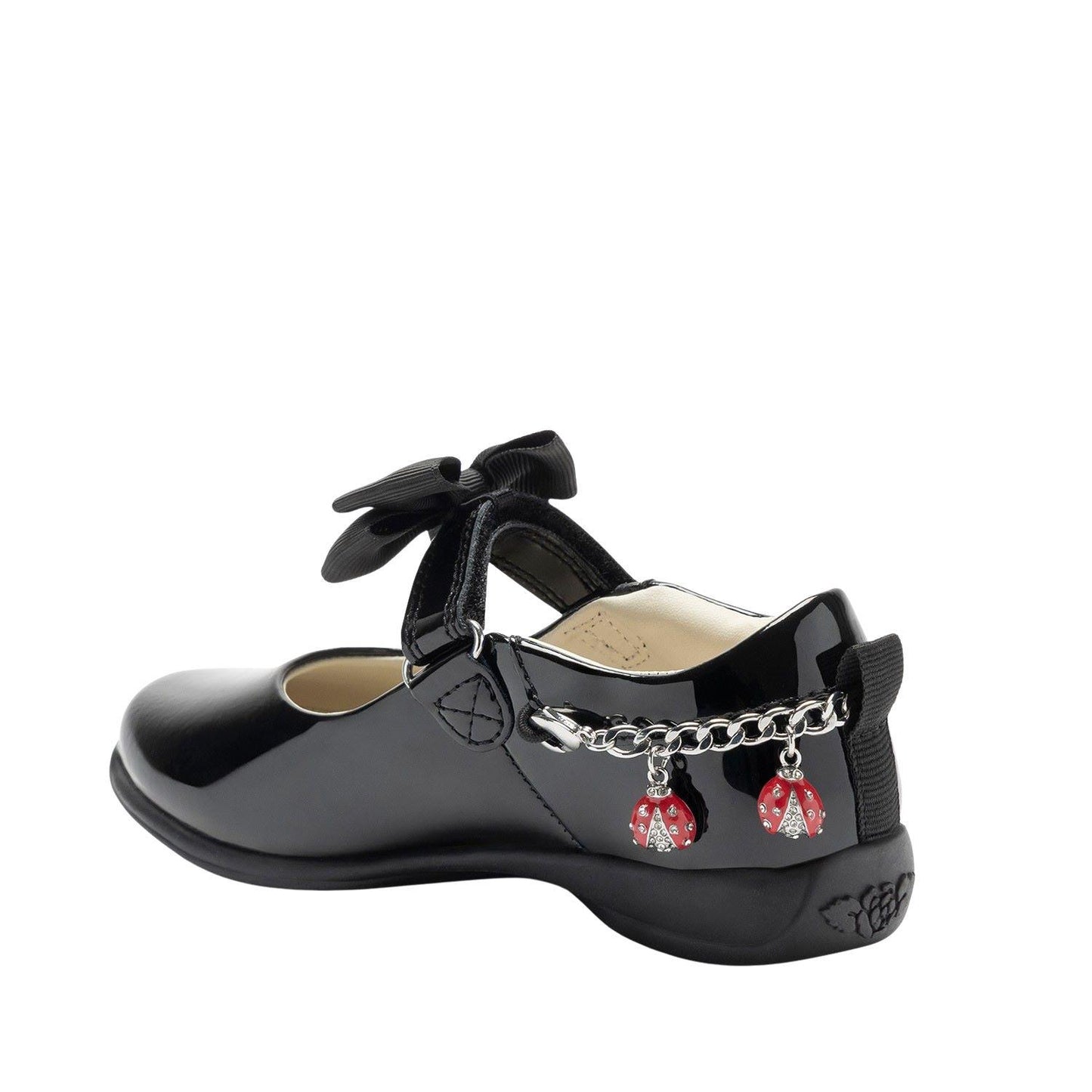 Lelli Kelly Ladybird F Fit Patent School Shoes LKSA8493