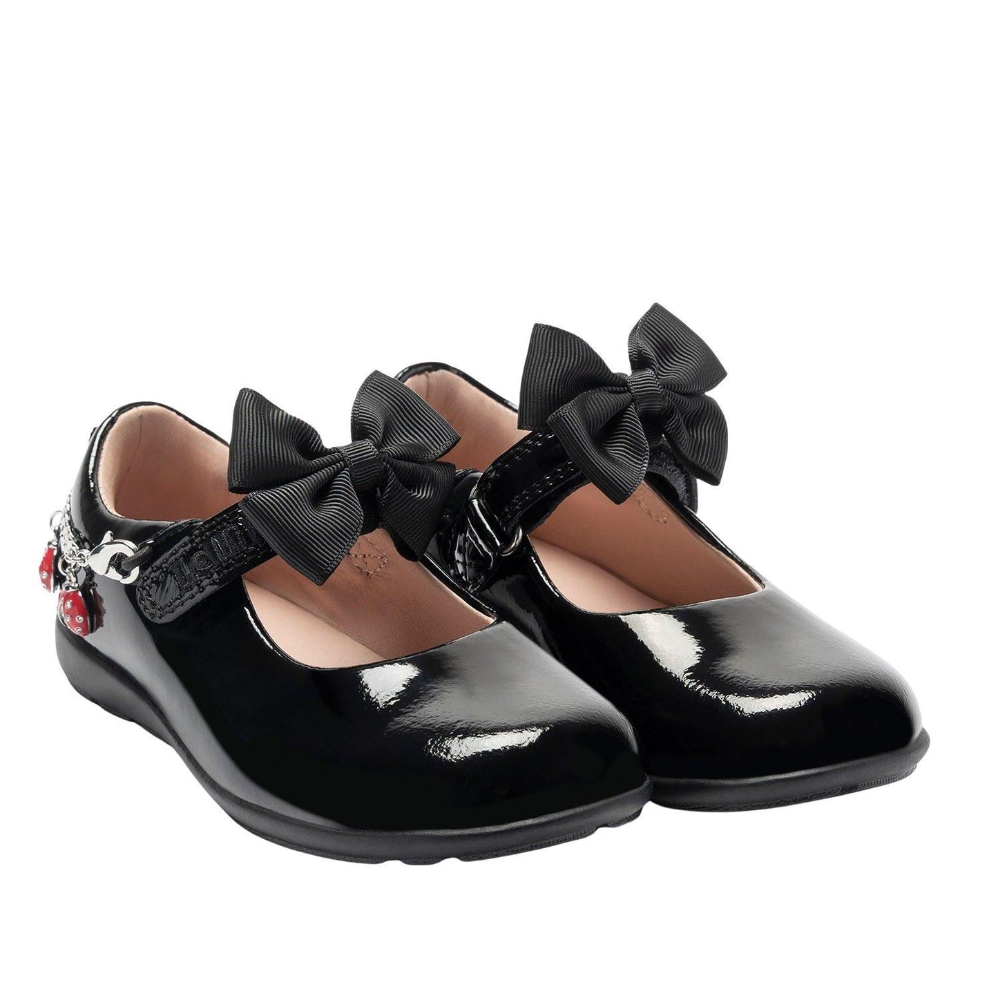 Lelli Kelly Ladybird G Fit Patent School Shoes LKSA8496