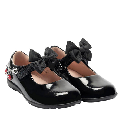 Lelli Kelly Ladybird G Fit Patent School Shoes LKSA8496