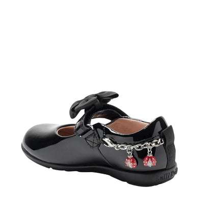 Lelli Kelly Ladybird G Fit Patent School Shoes LKSA8496