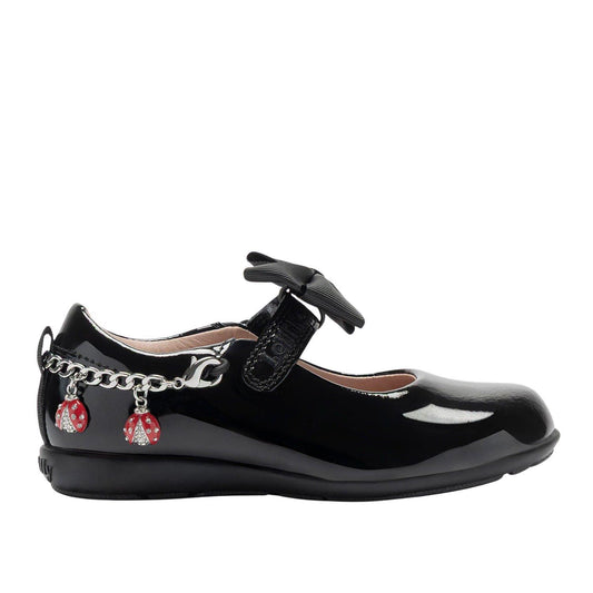 Lelli Kelly Ladybird G Fit Patent School Shoes LKSA8496