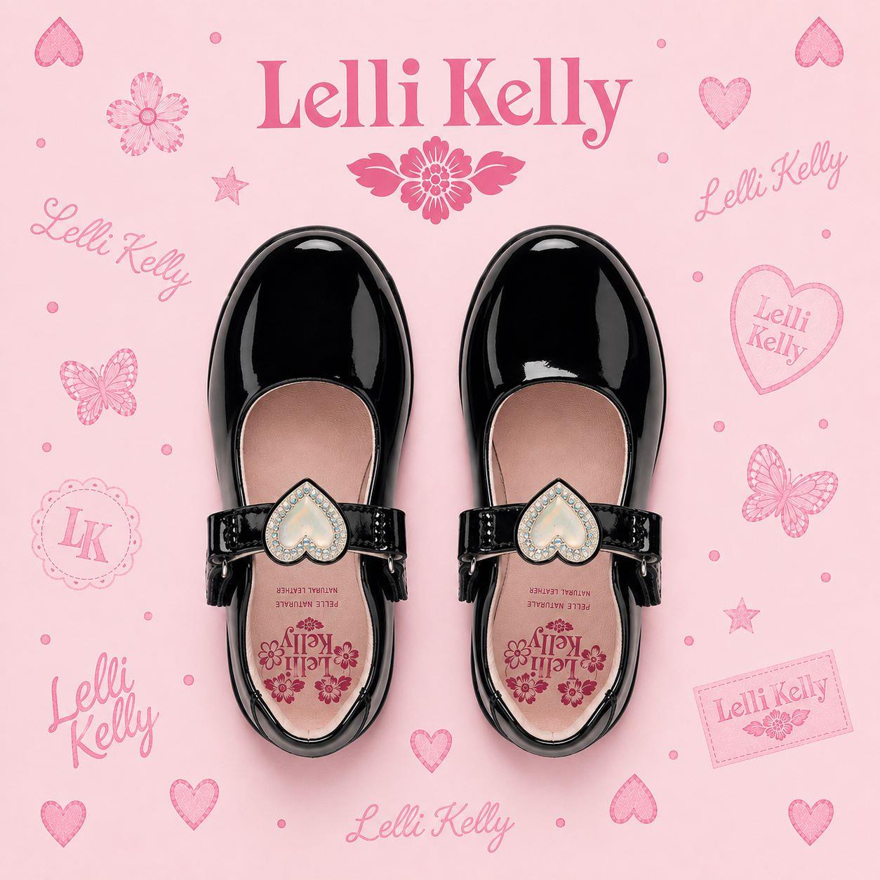 Lelli Kelly Sabrina F Fit Patent School Shoes LKSI8469