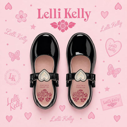 Lelli Kelly Sabrina F Fit Patent School Shoes LKSI8469