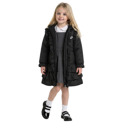 Lelli Kelly Bella Ruffled Hooded Shower Proof Coat