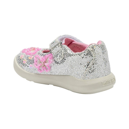 Baby LK Glitter Canvas Dolly Shoes Sylvie LKED5450