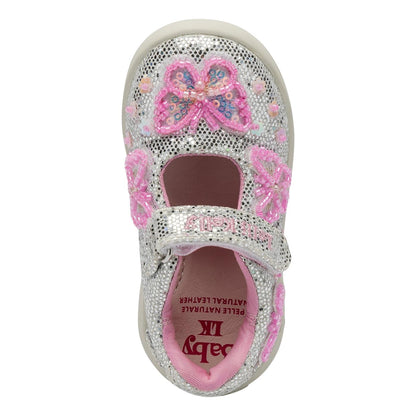 Baby LK Glitter Canvas Dolly Shoes Sylvie LKED5450